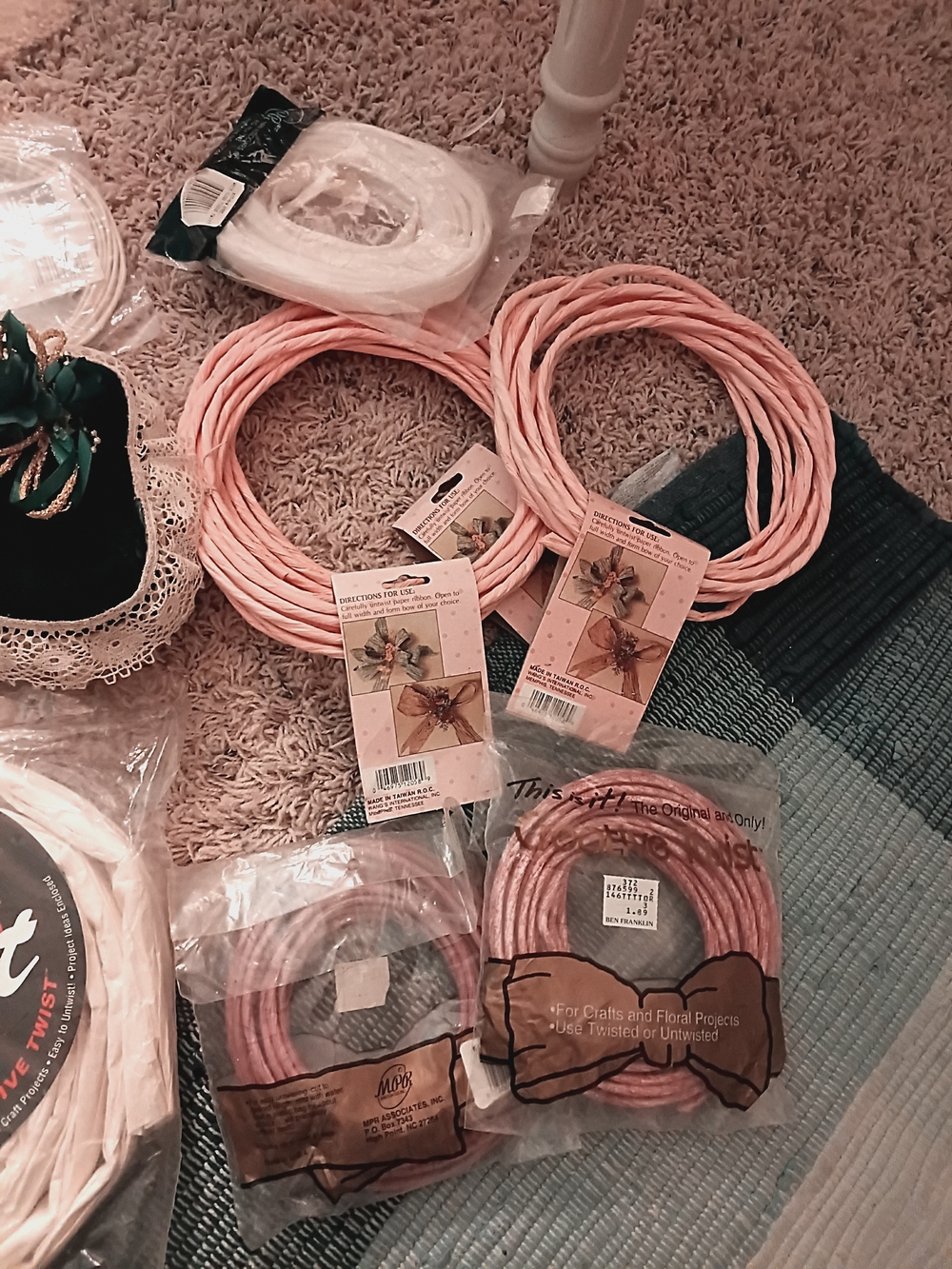 Paper Craft Rope - Pink Decorative Accessory - Picture 4 of 5